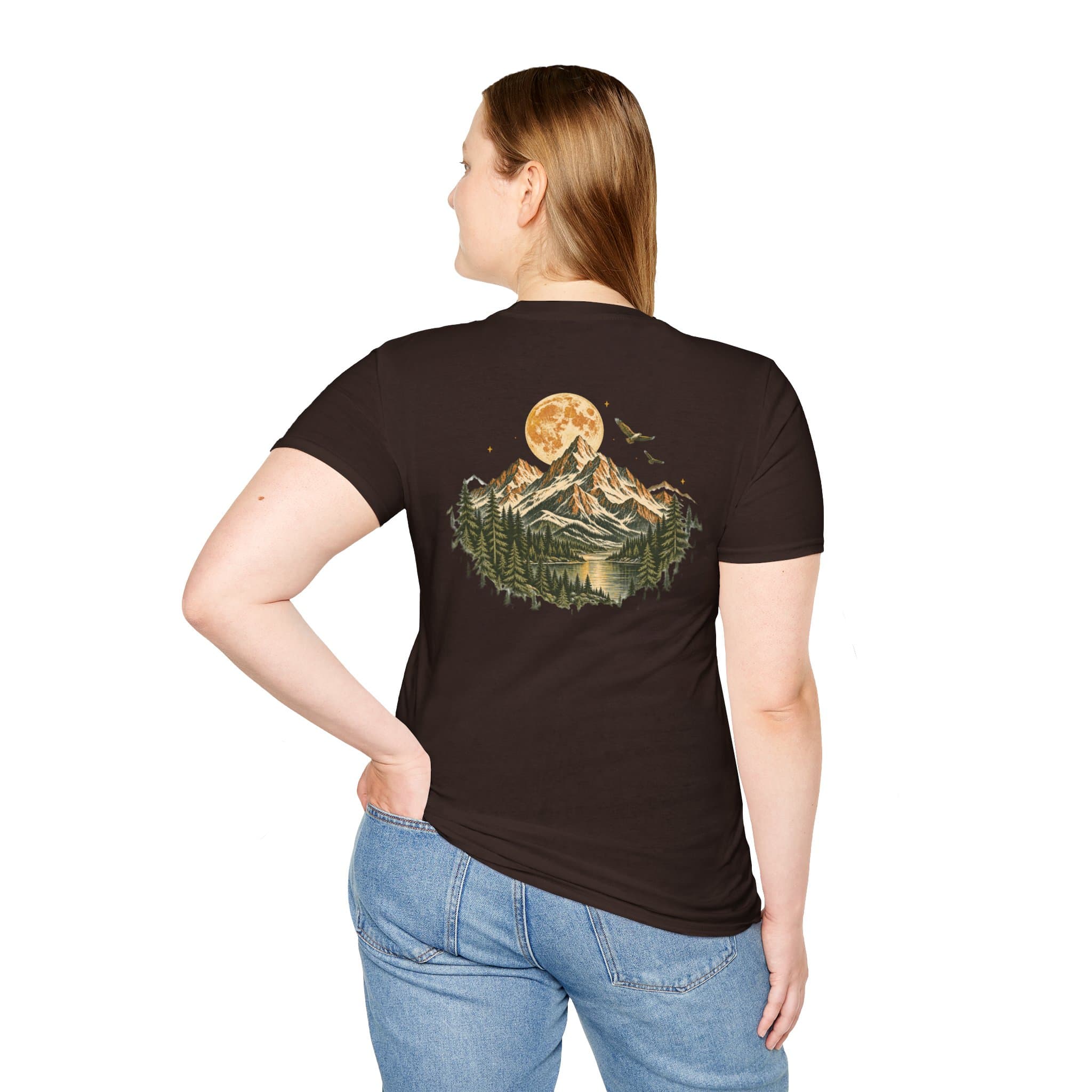 Take Me To The Mountains Unisex Softstyle T-Shirt | Vintage Outdoor Graphic Tee - Image 20