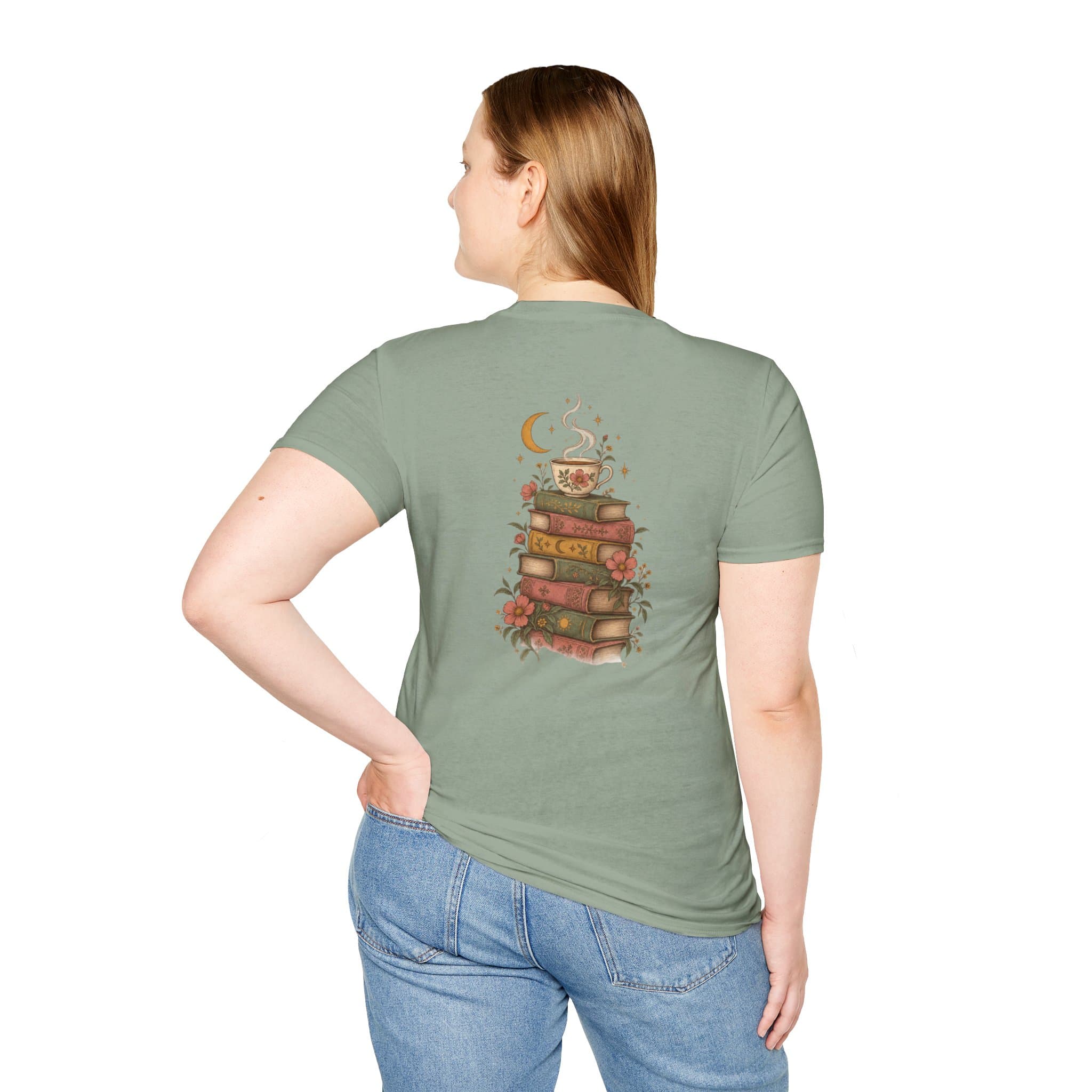 Just One More Chapter Unisex Softstyle T-Shirt - Book Lover Graphic Tee - Image 27