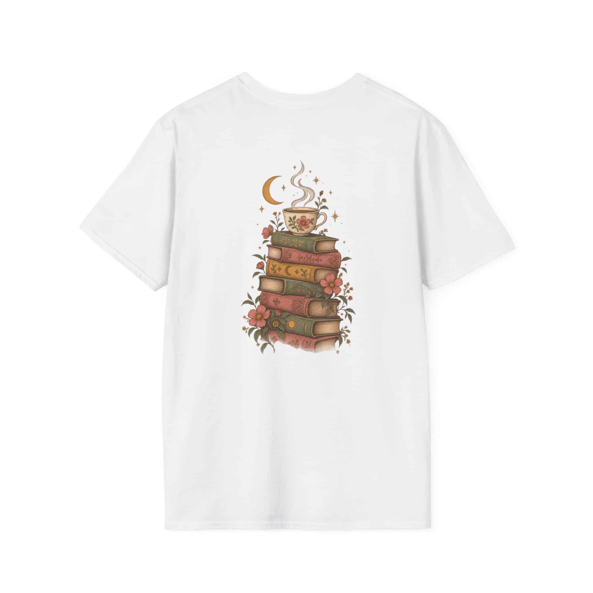 Just One More Chapter Unisex Softstyle T-Shirt - Book Lover Graphic Tee - Image 3