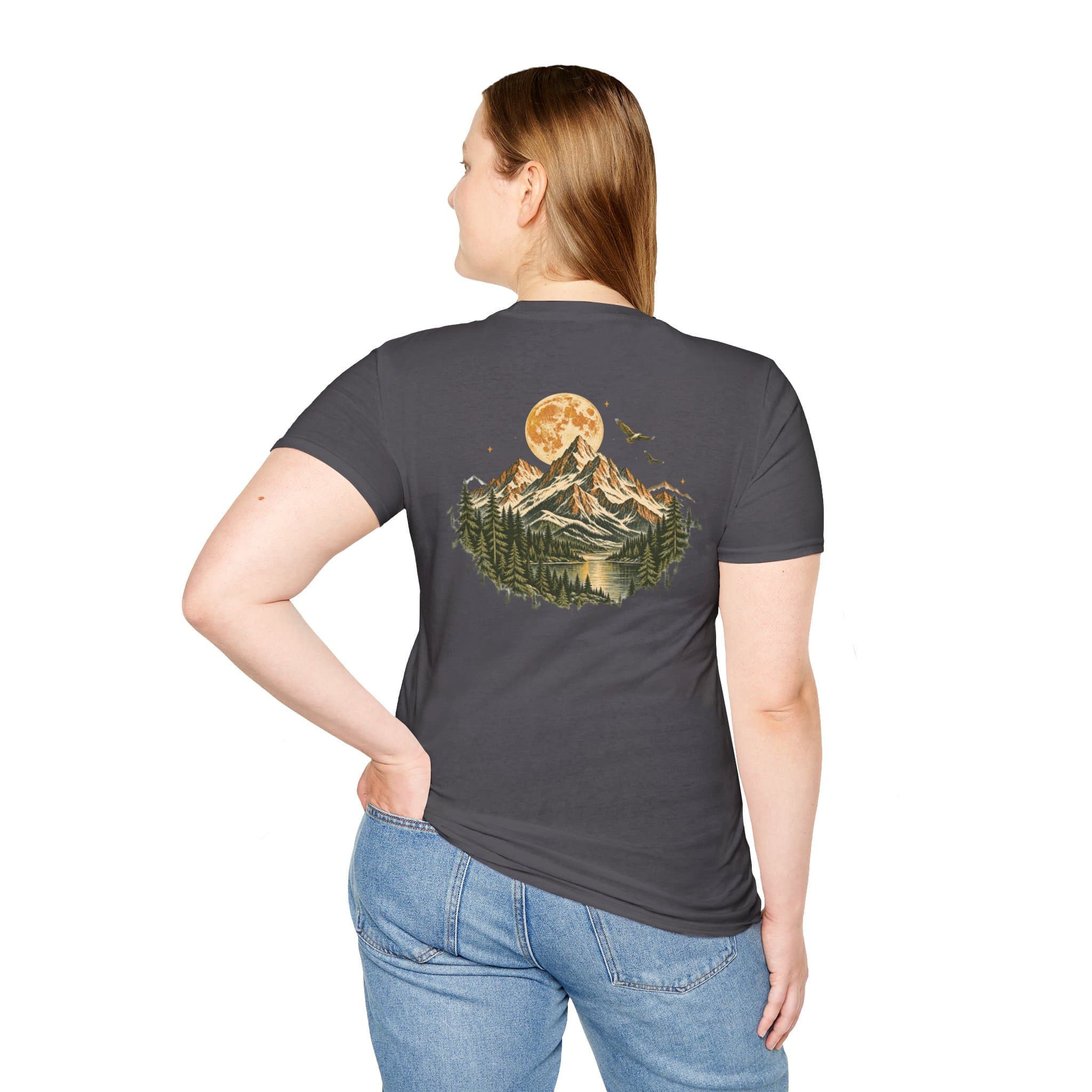 Take Me To The Mountains Unisex Softstyle T-Shirt | Vintage Outdoor Graphic Tee - Image 62