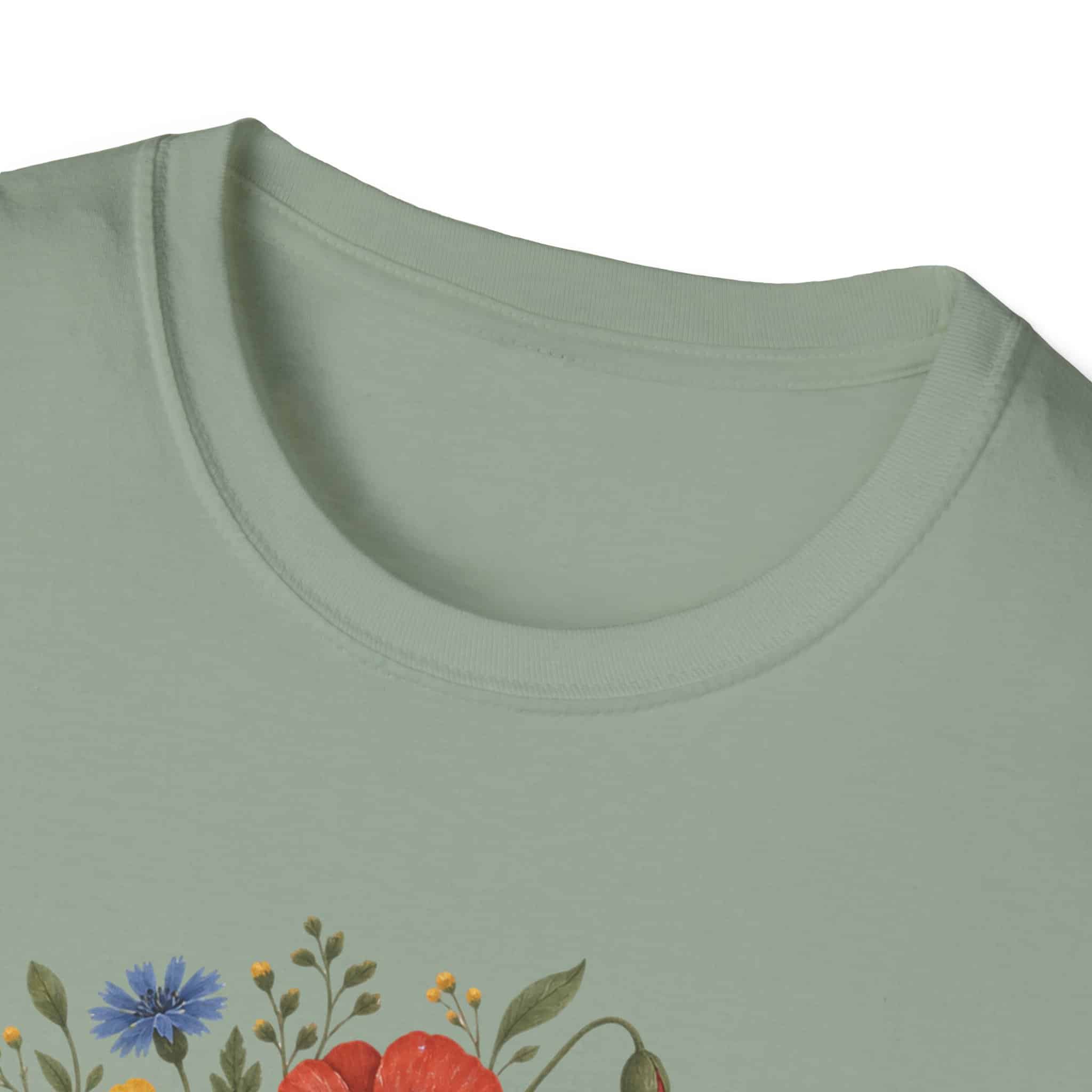 Bloom Where You Are Planted Unisex Softstyle T-Shirt - Wildflower Quote Graphic Tee - Image 32