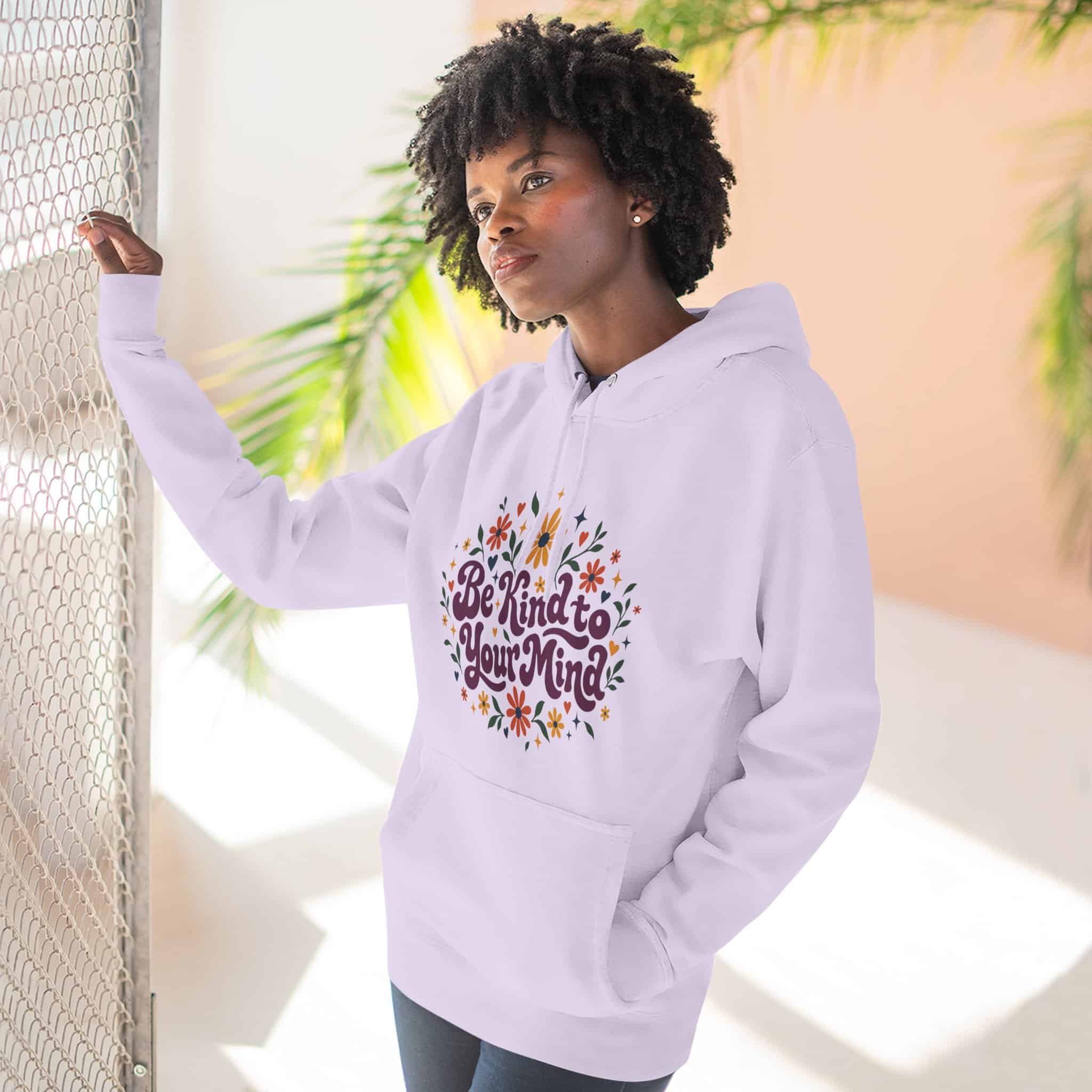 Be Kind to Your Mind Hoodie - Mental Health Awareness Retro Daisy Positivity Hoodie - Image 31
