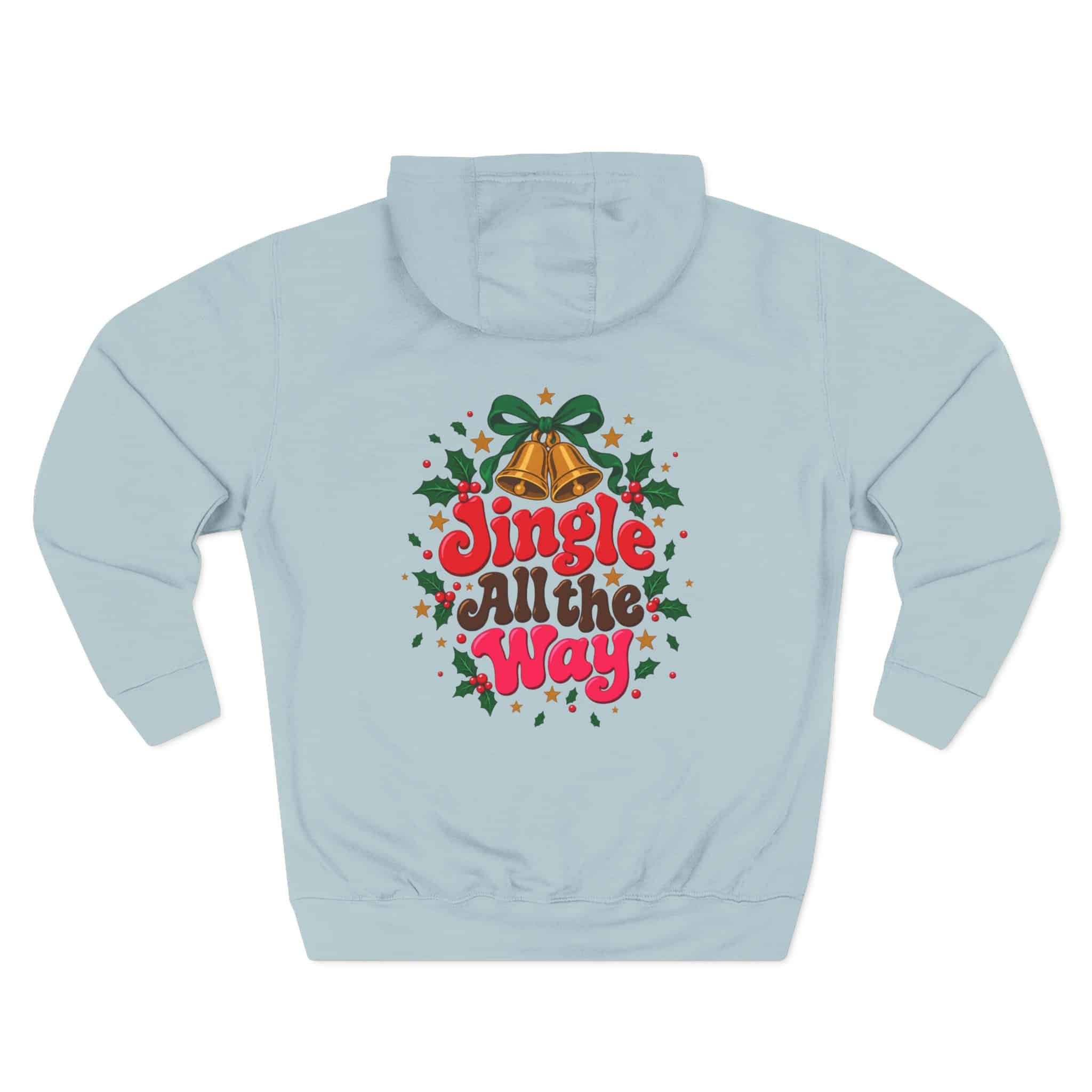 Merry and Bright Christmas Hoodie - Retro Groovy Holiday Ornaments Candy Cane Christmas Hoodie - Image 29