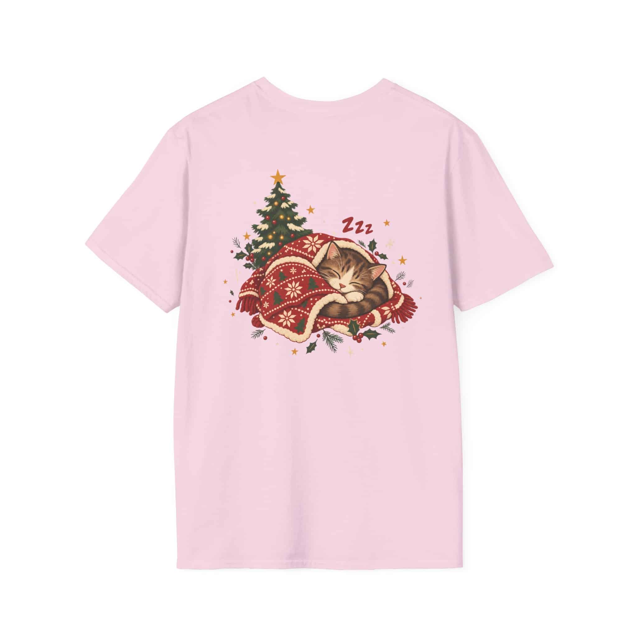 Most Likely To Nap Through Christmas Unisex Softstyle T-Shirt | Funny Holiday Graphic Tee - Image 52
