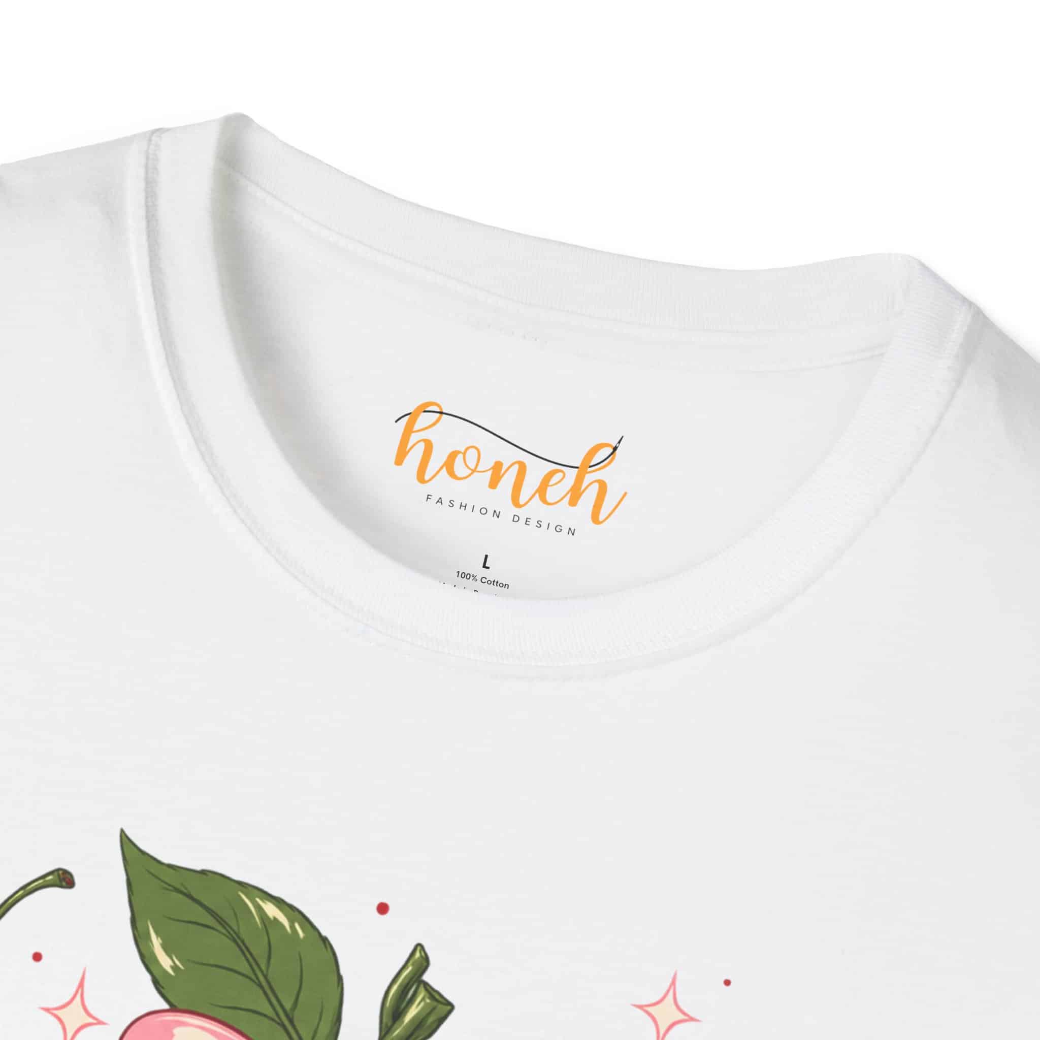 Cherry Pop Unisex Softstyle T-Shirt - Retro Cherry Graphic Tee - Image 4
