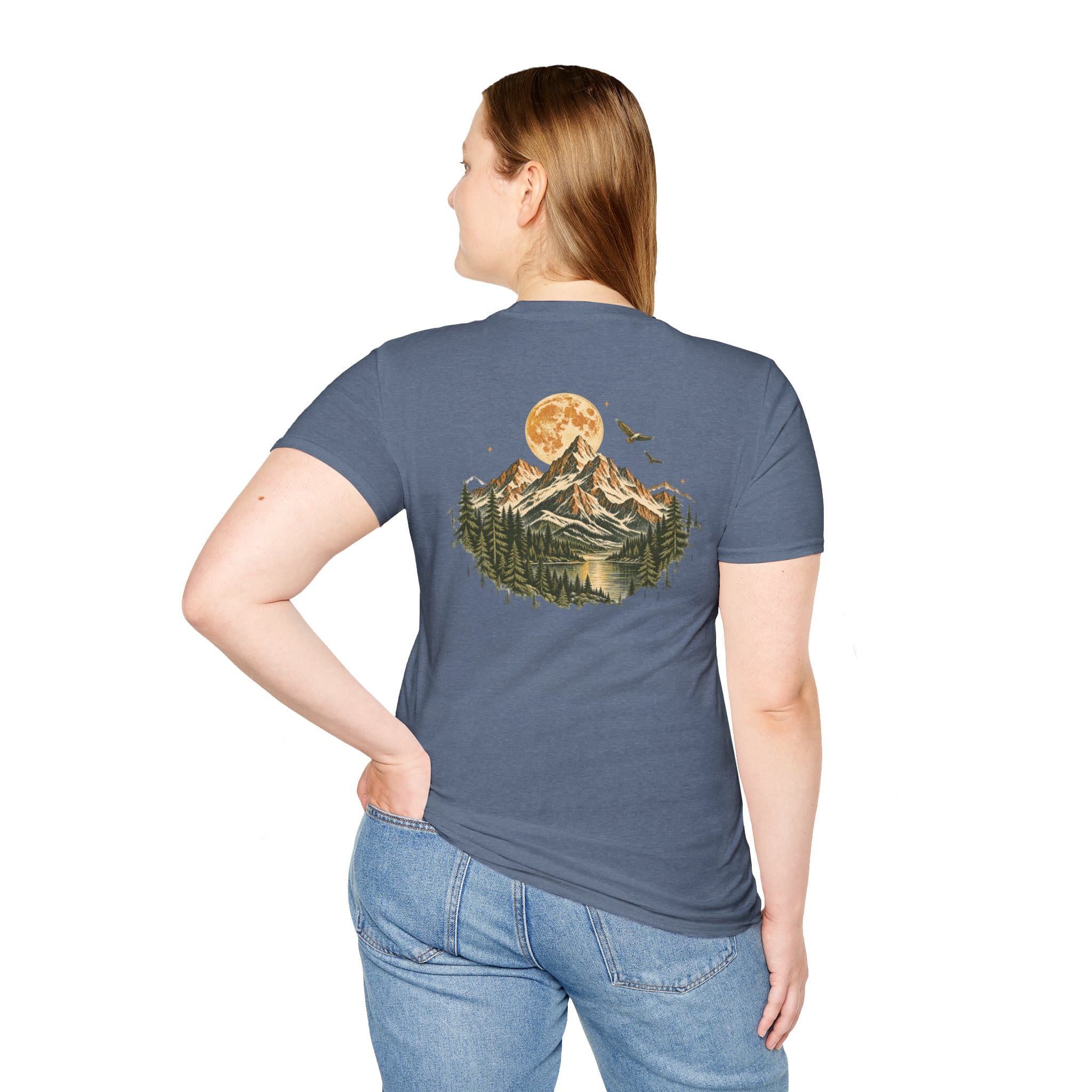 Take Me To The Mountains Unisex Softstyle T-Shirt | Vintage Outdoor Graphic Tee - Image 55