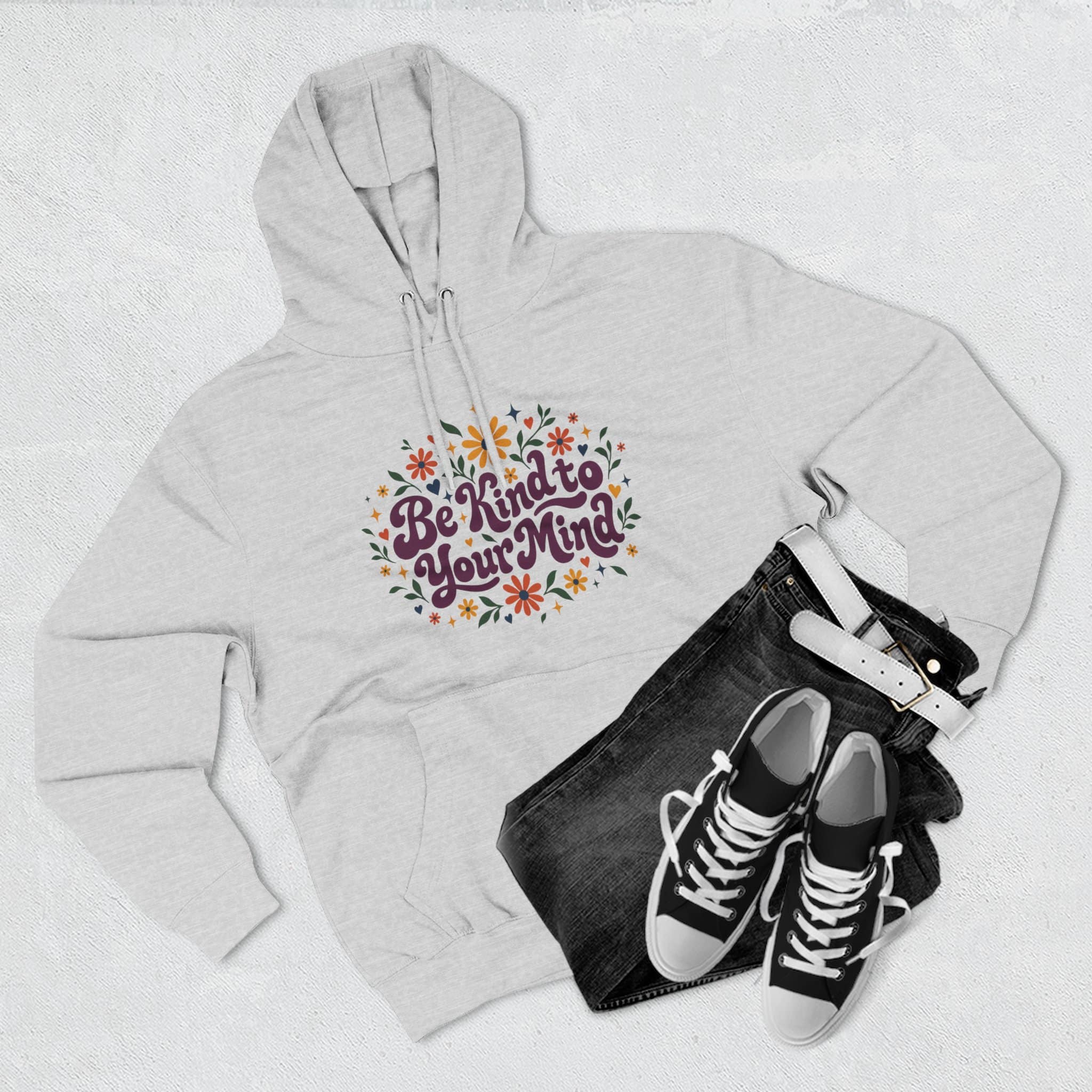 Be Kind to Your Mind Hoodie - Mental Health Awareness Retro Daisy Positivity Hoodie - Image 7