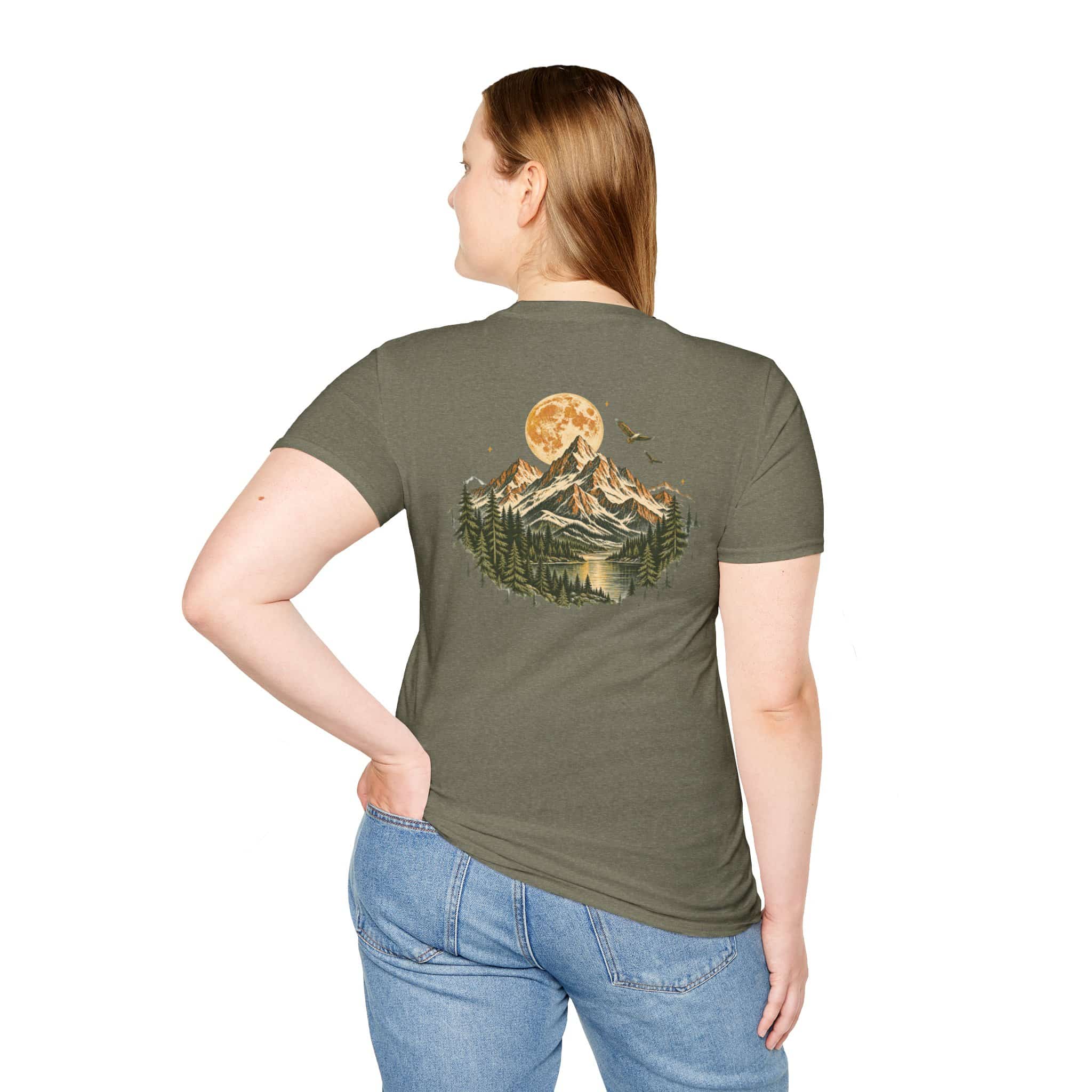 Take Me To The Mountains Unisex Softstyle T-Shirt | Vintage Outdoor Graphic Tee - Image 27