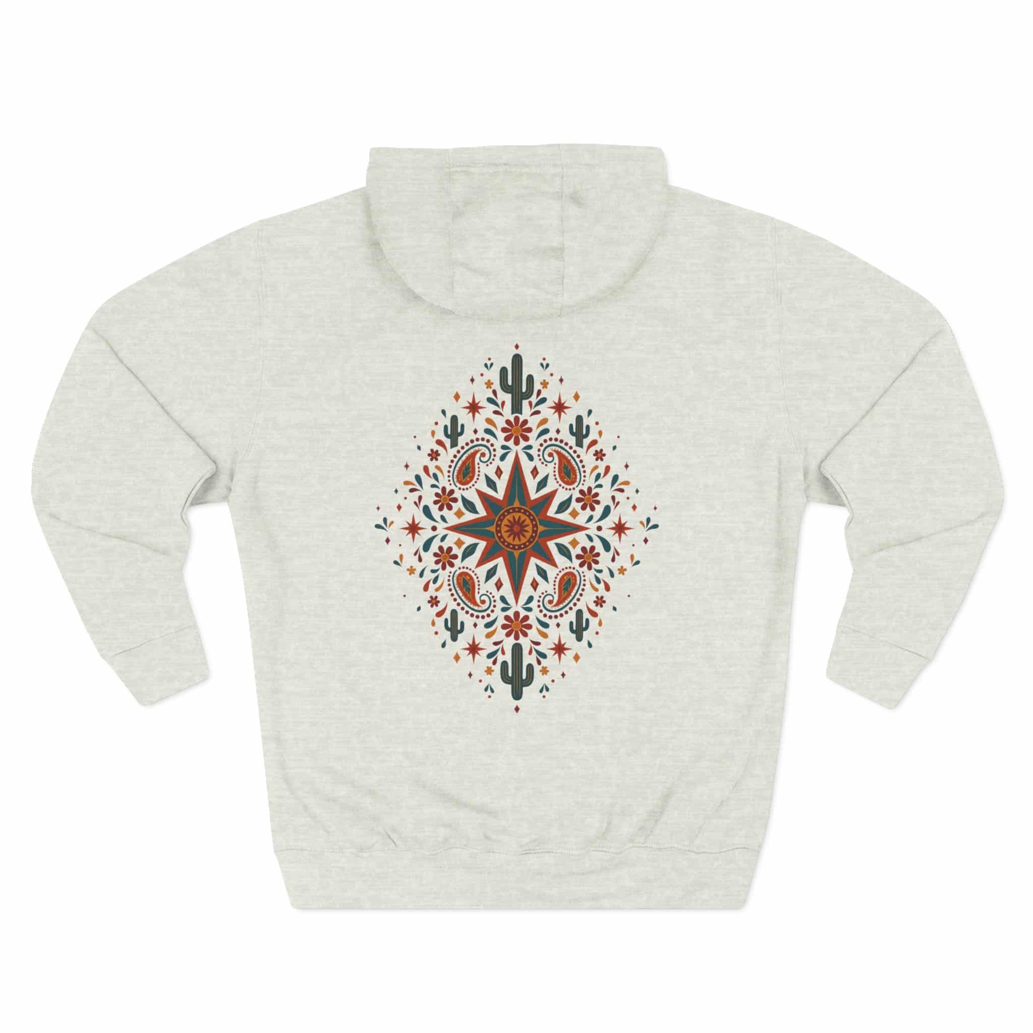 Western Desert Cowgirl Hoodie - Cowboy Boots Cactus Bandana Paisley Boho Hoodie - Image 24