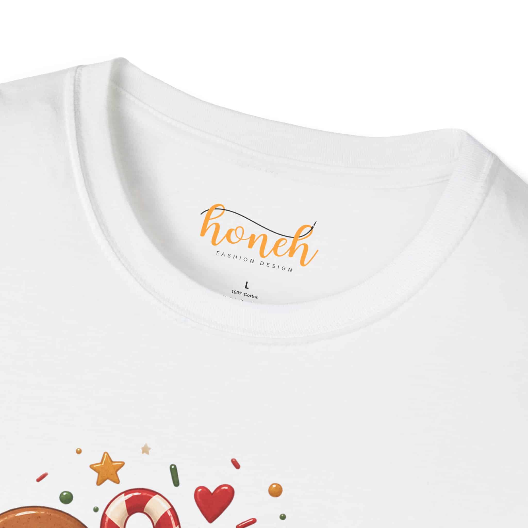 Gingerbread Gang Unisex Softstyle T-Shirt - Cute Gingerbread Christmas Graphic Tee - Image 4