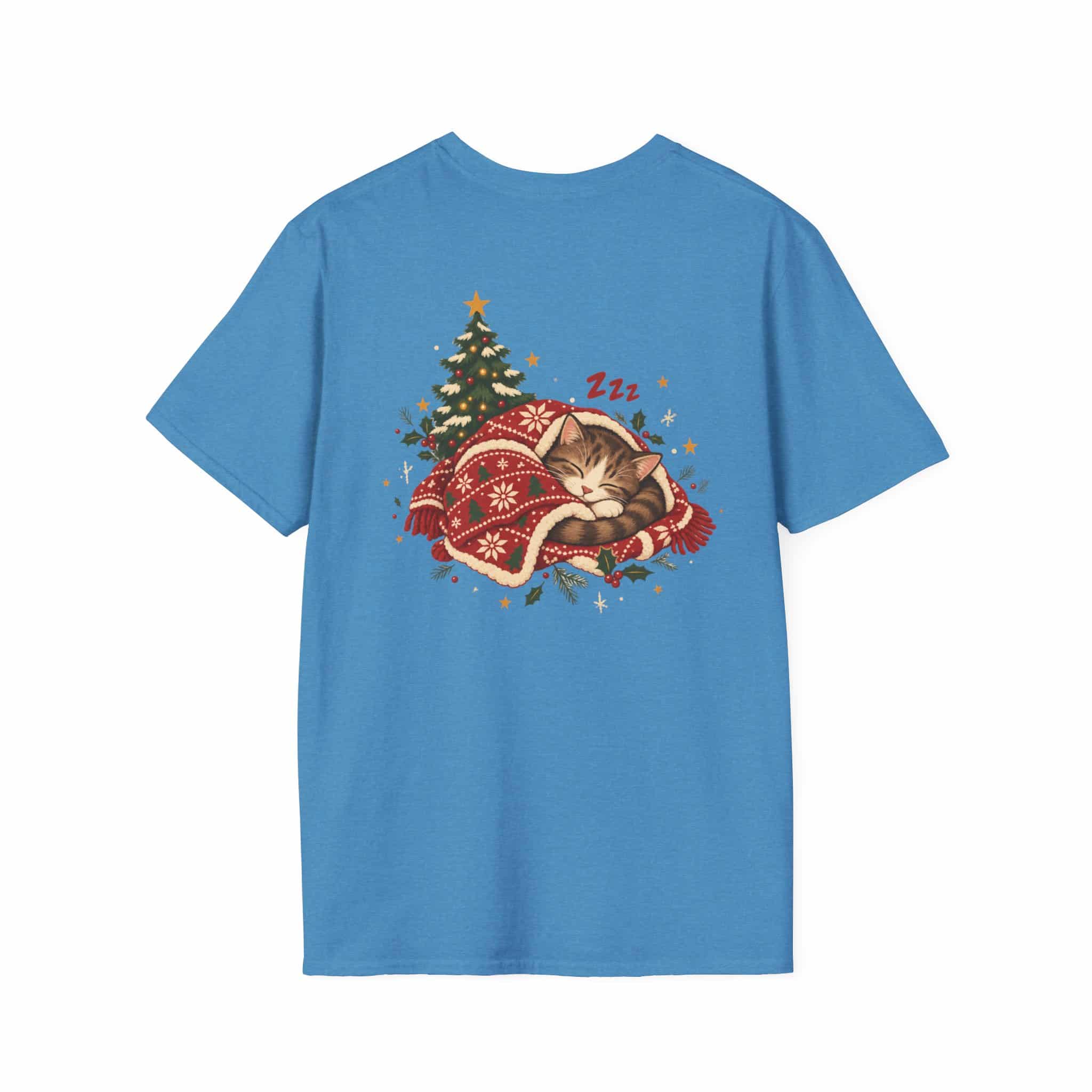 Most Likely To Nap Through Christmas Unisex Softstyle T-Shirt | Funny Holiday Graphic Tee - Image 38