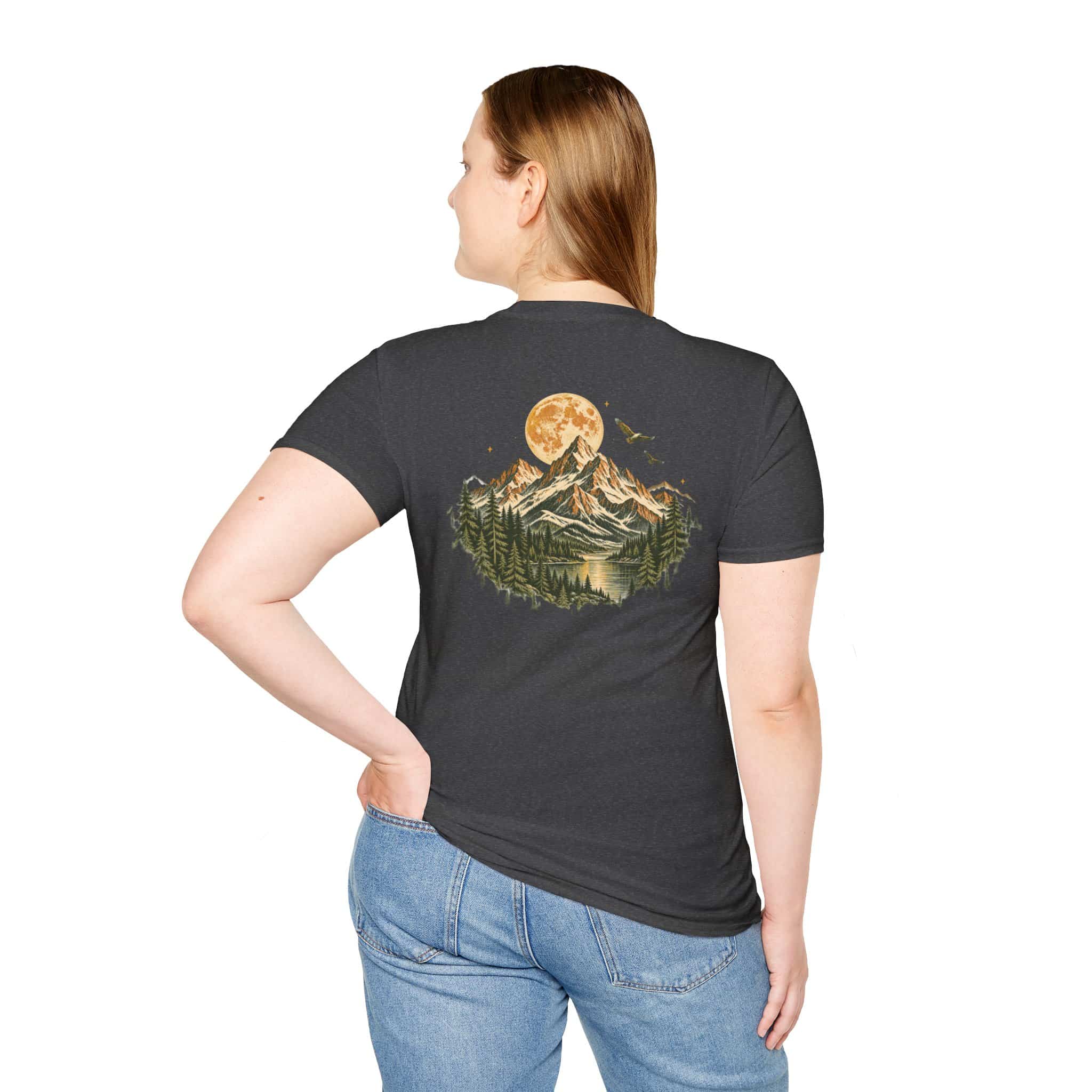 Take Me To The Mountains Unisex Softstyle T-Shirt | Vintage Outdoor Graphic Tee - Image 48