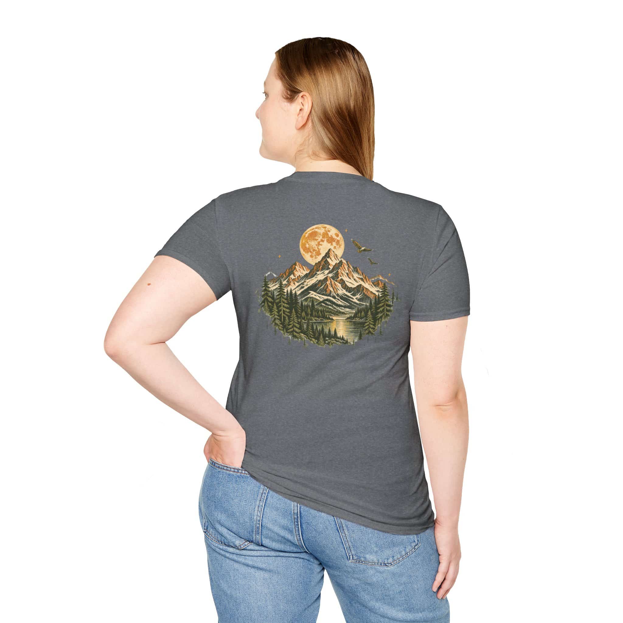 Take Me To The Mountains Unisex Softstyle T-Shirt | Vintage Outdoor Graphic Tee - Image 41