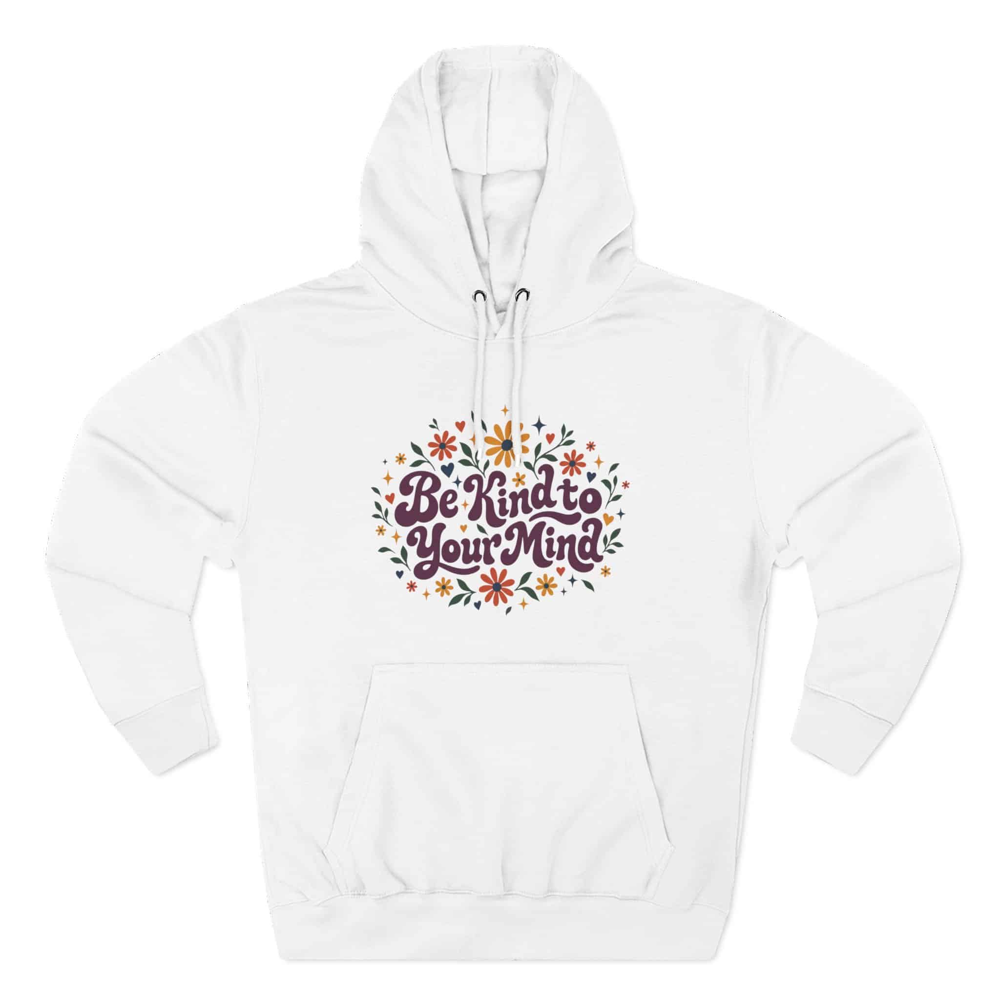 Be Kind to Your Mind Hoodie - Mental Health Awareness Retro Daisy Positivity Hoodie - Image 3