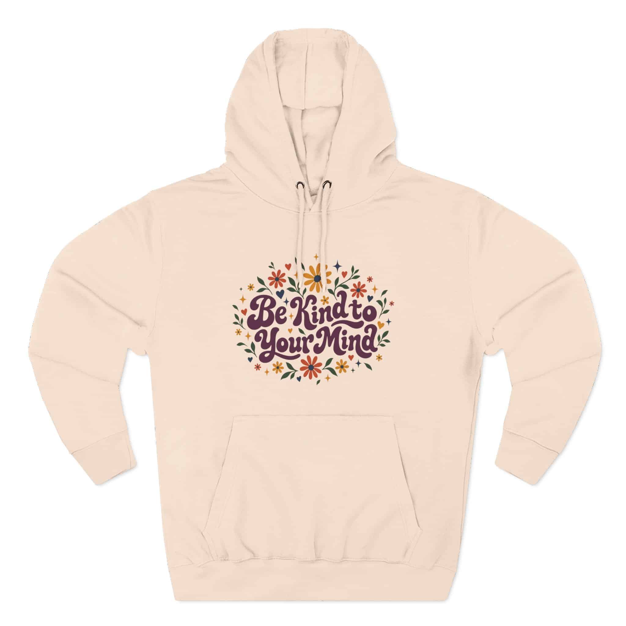 Be Kind to Your Mind Hoodie - Mental Health Awareness Retro Daisy Positivity Hoodie - Image 18