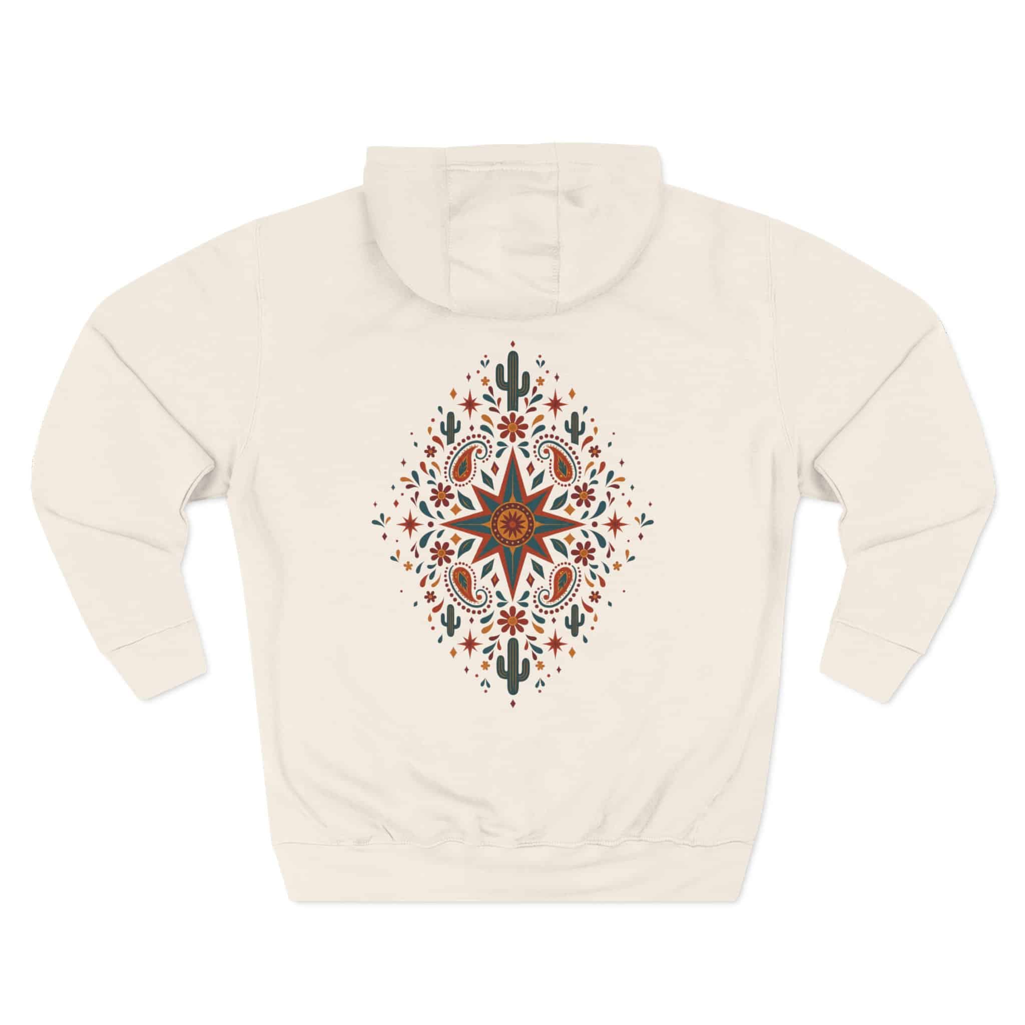 Western Desert Cowgirl Hoodie - Cowboy Boots Cactus Bandana Paisley Boho Hoodie - Image 14