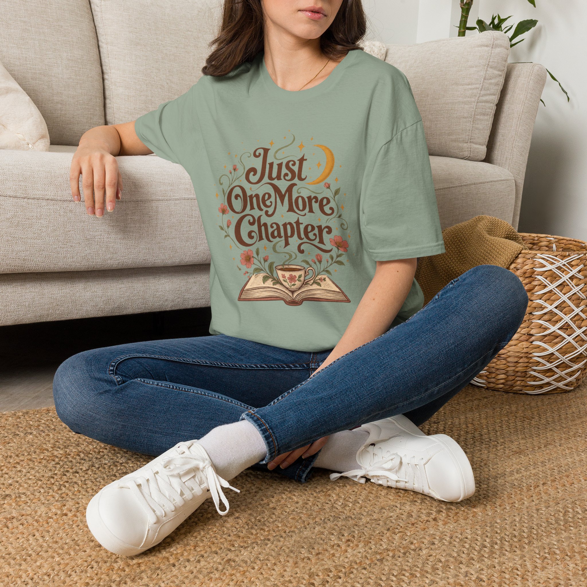 Just One More Chapter Unisex Softstyle T-Shirt - Book Lover Graphic Tee - Image 22
