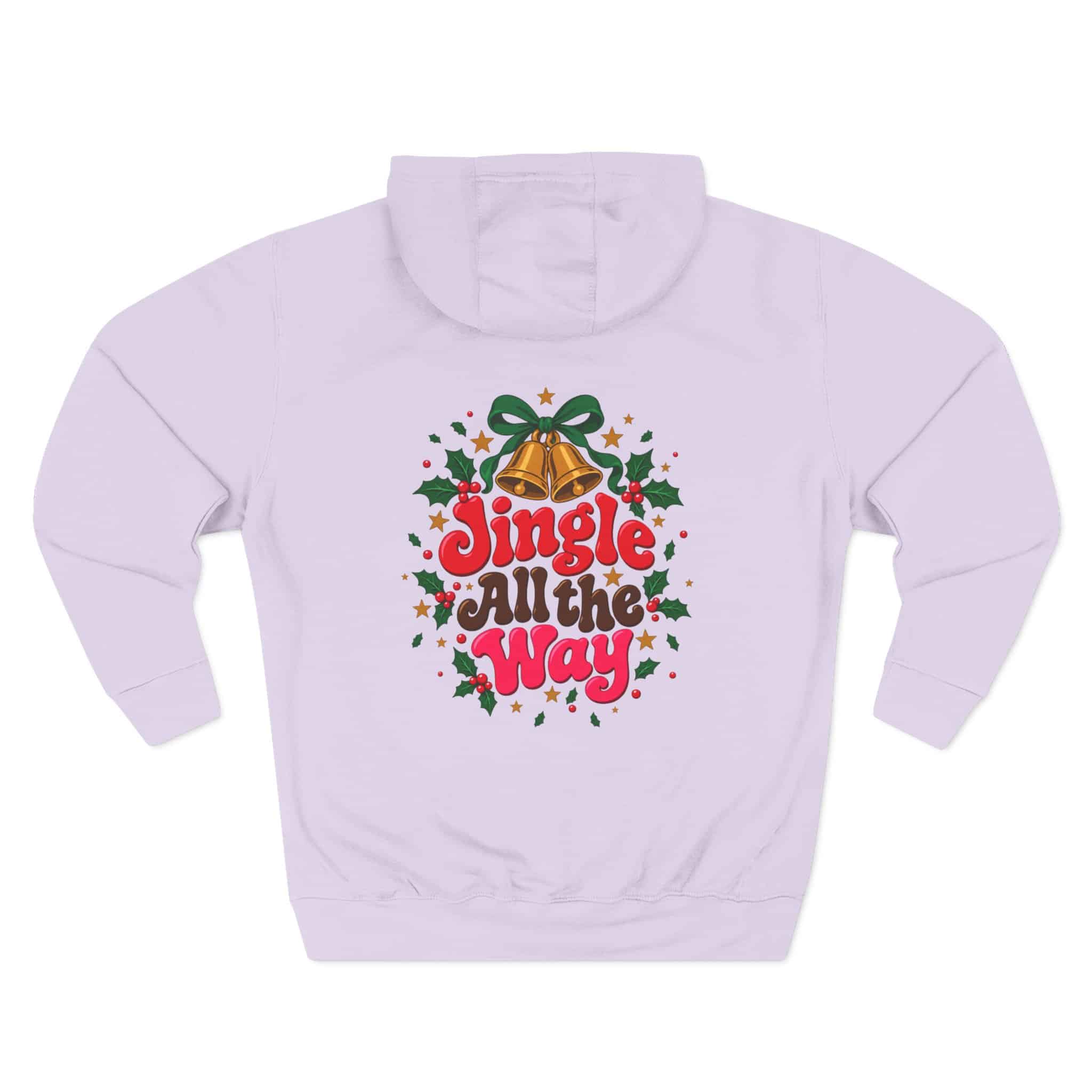 Merry and Bright Christmas Hoodie - Retro Groovy Holiday Ornaments Candy Cane Christmas Hoodie - Image 34