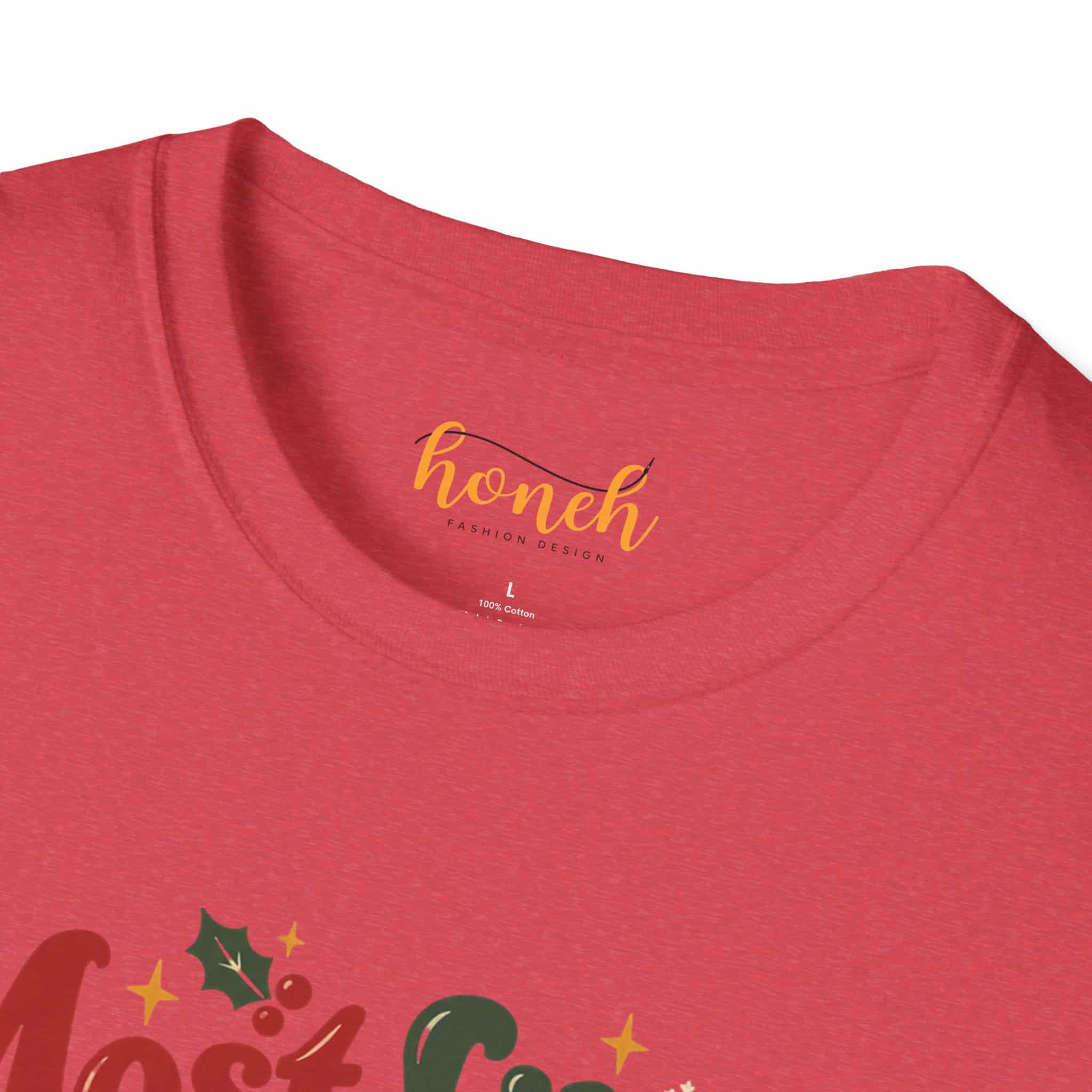 Most Likely To Nap Through Christmas Unisex Softstyle T-Shirt | Funny Holiday Graphic Tee - Image 60