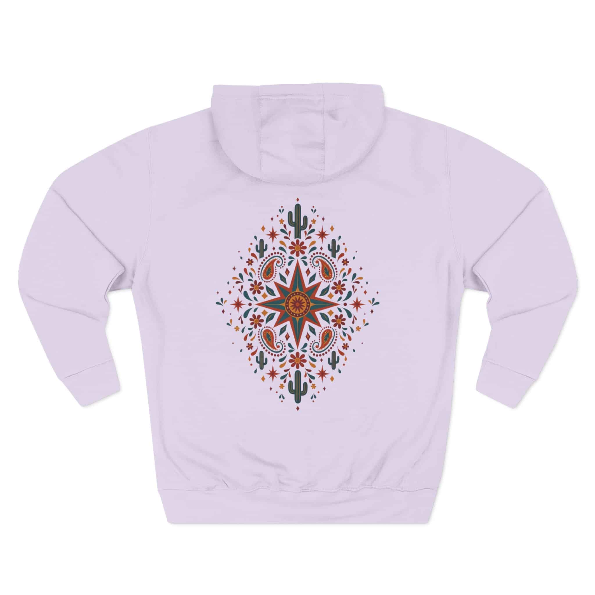Western Desert Cowgirl Hoodie - Cowboy Boots Cactus Bandana Paisley Boho Hoodie - Image 34